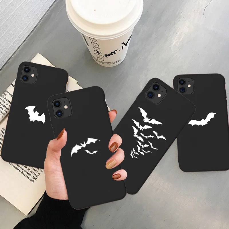 Резиновый силиконовый чехол для телефона iPhone 6 6S 7 8 PLUS X XS MAX XR 12 11 Pro Max SE2020