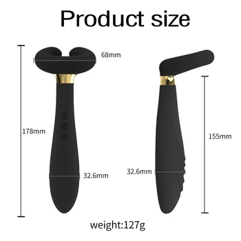 Double Penetration 3 Motors Dildo Vibrator Sex Toys for Women Men Adult Couples Nipple Clitoris Vagina Penis Stimulator Massager 5