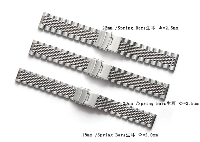 Braccialetto Orologio In Acciaio Inox Con Strass - Regolabile 18-22mm Per Uomini E Donne - Foto 11