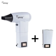 Umay беспроводной фен для волос с 2 батареями для зарядки подходит для кемпинга на открытом воздухе Детские волосы для домашних животных оборудование для волос инструменты складной вентилятор