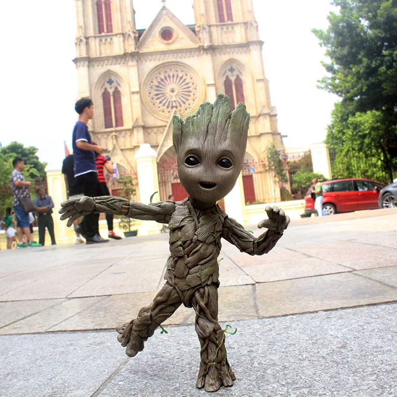 

Galaxy Guard Groot Small Tree Ht 1: 1 Three Head Shuren Mobile-Face Transplant Garage Kit Model