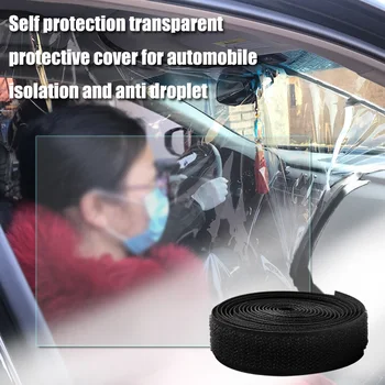 

Anti-droplet Protective Cover Interior Car Isolation Film Transparent Full Surround Safety Protection Rear Row Partition Curtain