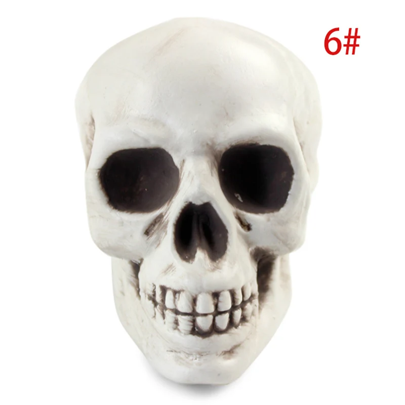 

Novel Halloween Skull Head Decor Toy Coffee Bars Home Ornament Party Festival Toys New Shipping