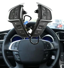 Interruptor do volante original para citroen ds4 c4l 2013-2016 carro multifunções botão de controle de cruzeiro telefone volume acessórios