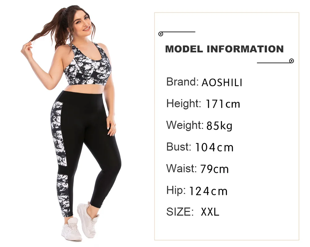 New Women Tracksuit Yoga Suit Sportswear Sportsuits Plus Size For Female Gym Sport Running Sets  Big Large Tacking Wear