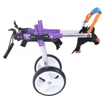 

Universal Pet Trainer Tools 2 Wheels Pet Wheelchair Disabled Dog Assisted Walk Car Hind Leg Exercise Car for Dogs Cat Tools