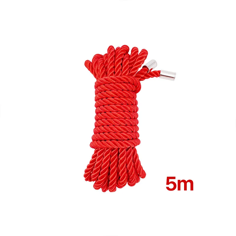 5m/10m Upgrade Soft Silk Rope Sex Bondage Restraint Slave Roleplay Sex Toys For Women Couples Adult Games Erotic Bdsm Fetish