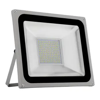

Outdoor LED Floodlight Cold White 100W IP65 Waterproof Spotlight Wall Lamp Square Hightway Lighting