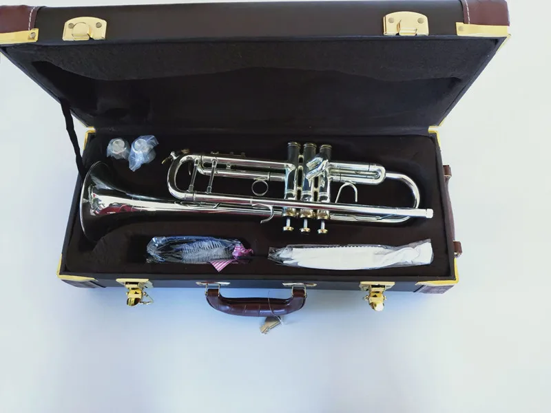 Stradivarius Топ труба LT190S-85 музыкальный инструмент Bb Труба позолоченная Профессиональная музыка