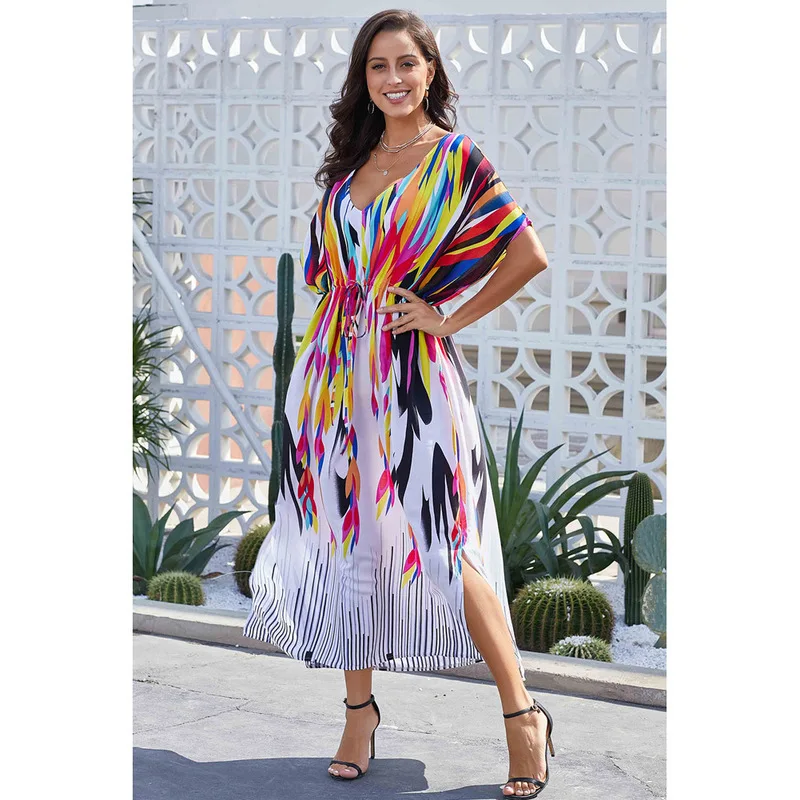 Beach font b Dress b font Swimsuit font b Women s b font Outings 2020 Solid