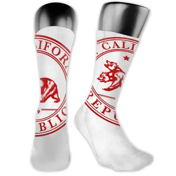 

New California Republic Crest Fallout Logo Red Print Classic socks