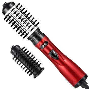 

2In 1 Multifunctional Electric Hot Hair Brush Roller Rotate Styler Comb Straightening Curling Iron Hair Styling Tools VIP link