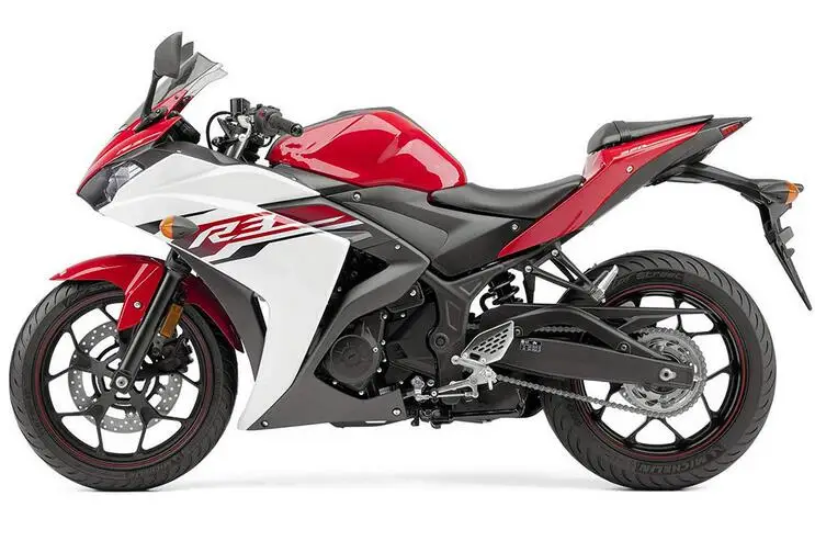 Качество OEM Новое литье под давлением ABS обтекатель комплект подходит для YAMAHA R3 R25 14 15 16 Пользовательские бесплатно красный белый