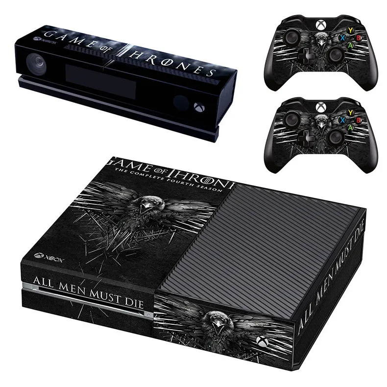 Наклейка s Игра престолов для xbox one наклейки кожи Стикеры Adesivo для xbox one консоль Kinect два контроллера Скины - Цвет: GSTM1063
