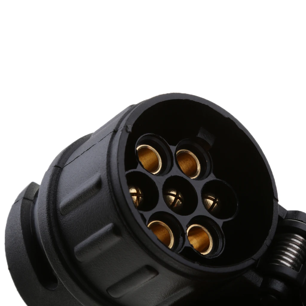 Waterproof Towbar Towing Socket 13 Pin to 7 Pin Trailer Truck Adapter Plug