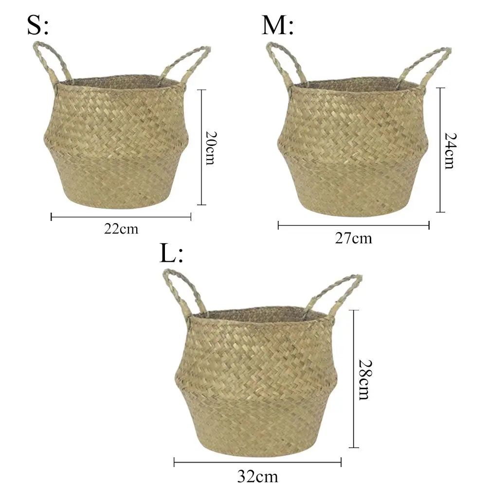 Плетеная корзина для цветов Плетеный цветочный горшок ручной работы садовое