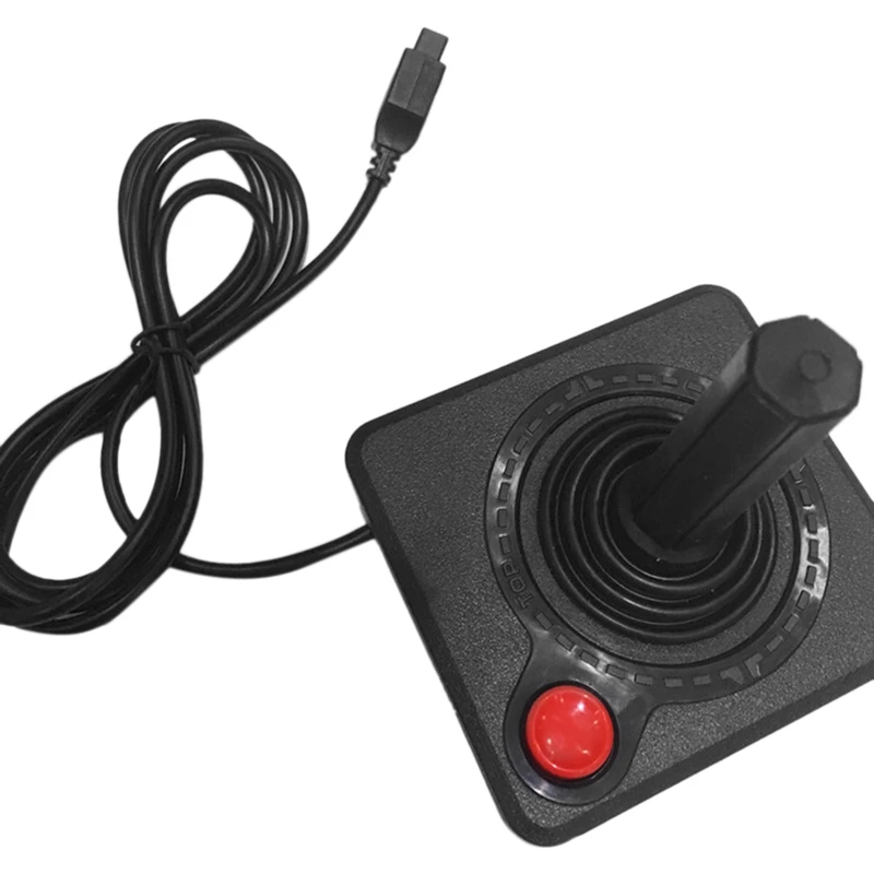 Gaming Joystick Controller for Atari 2600 Game Rocker with 4-Way Lever and Single Action Button Retro Gamepad