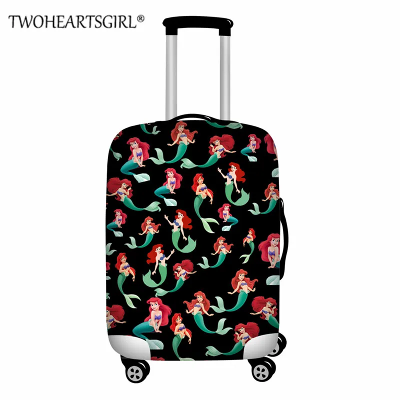 L4851 TWOHEARTSGIRL Русалка принт эластичность багаж защитные чехлы применяются к 18-32 дюймов чемодан пылезащитный чехол дорожные аксессуары - Цвет: L4851