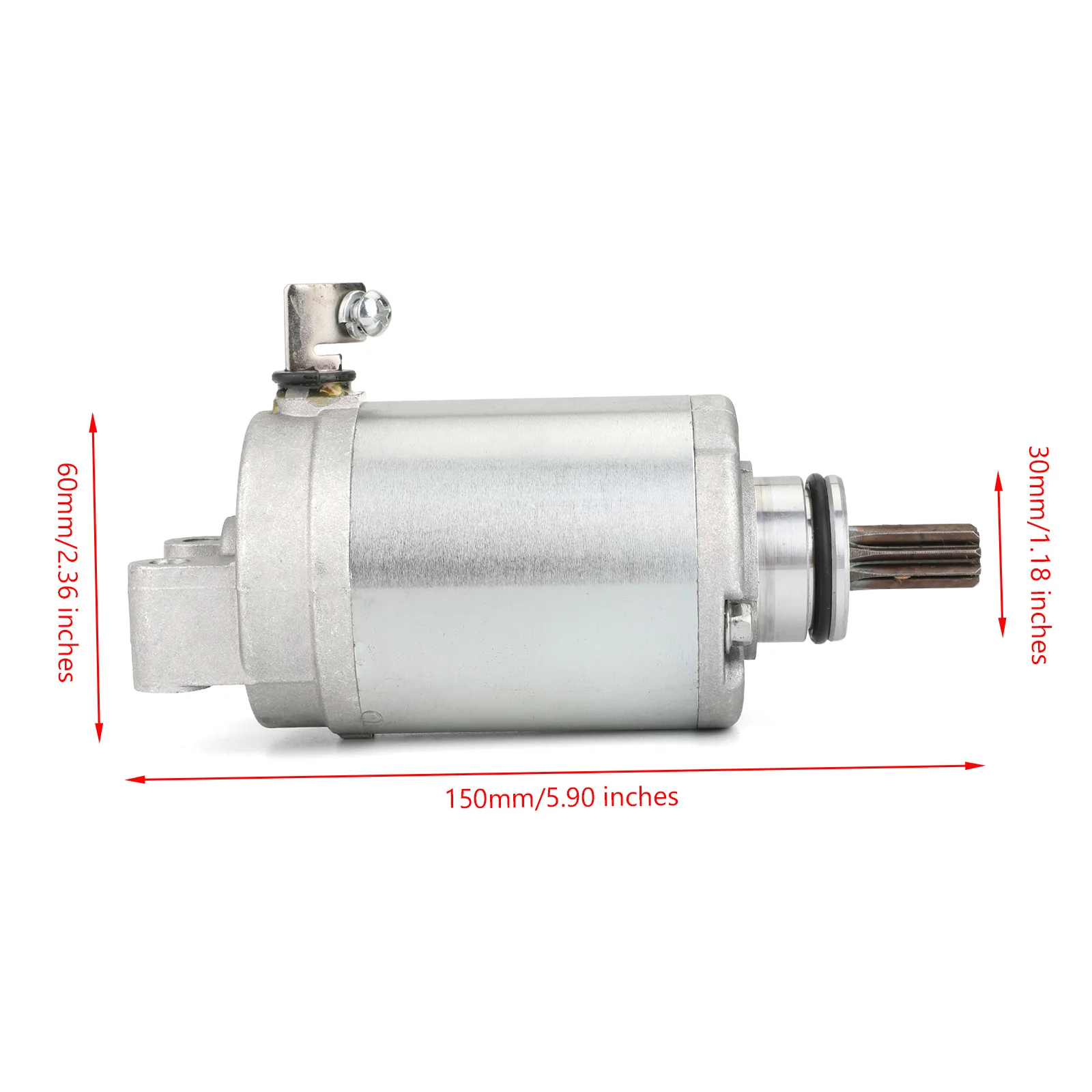 Areyourshop for Kawasaki Ninja ZX-6R ZX600P ZX600R ZX636E ABS ZX636F ZX636EHF 21163-0041 STARTER Motor Engine Starting 9-Spline