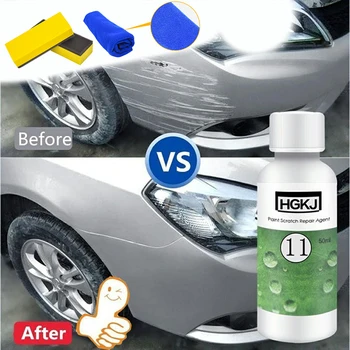 

Set Car Scratch Repair Agent Kit Pack 50ml Remover Wax Repairing Towel