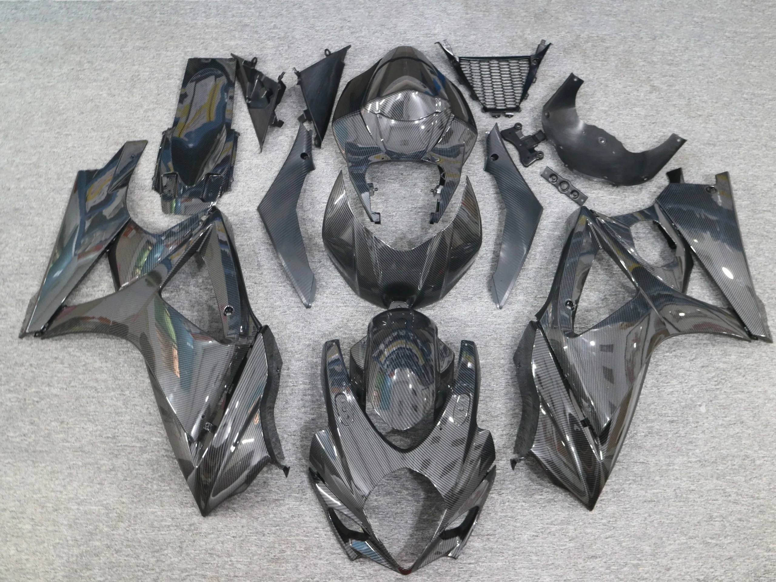 

SUZUKI GSXR1000 k7 2007 2008 fairing GSXR 1000 07 08 k7 Motorcycle Fairing For ABS Injection Fairings Carbon Fiber Color