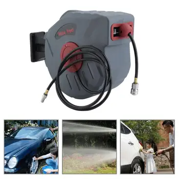 

Compact Automotive Air Hose Reel Retractable Auto Rewind Industrial Blower For Car Wash Workshop Garden Irrigation