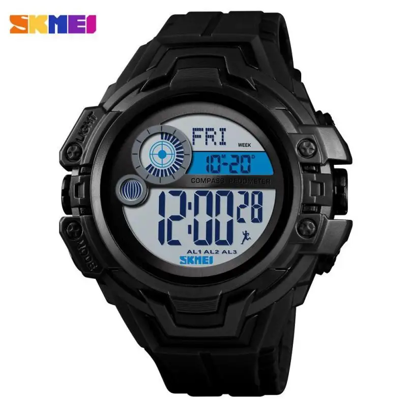 Brand SKMEI Men Digital Watch 5bar Waterproof Week Display Multifunction Digital Sport Watch For Men Male Clock Erkek Kol Saati