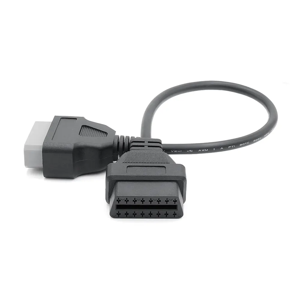 Кабель адаптер OBD2 для Nissan 14 Pin к OBD OBDII 16 гнездовой разъем диагностического кабеля