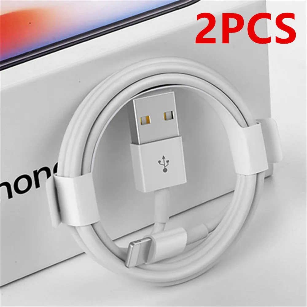 2PCS 1m 2m 3m Original USB Data Sync Charger Cable for Apple iPhone 5
5S SE 6 6S 7 8 Plus X XS Max XR Fast Charge Wire Cord