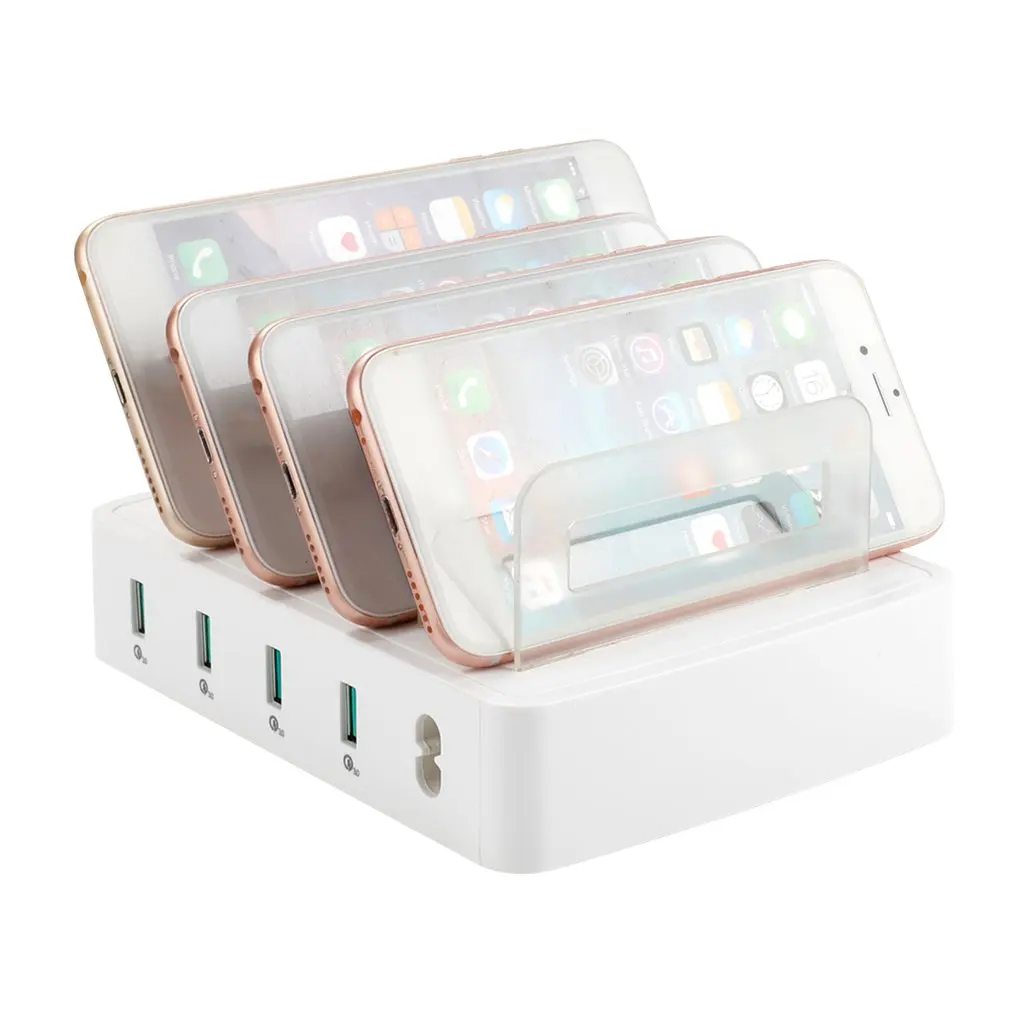 659Q мульти быстрое зарядное устройство USB зарядка несколько 4 USB телефон зарядная станция Универсальный usb-хаб Смарт зарядное устройство
