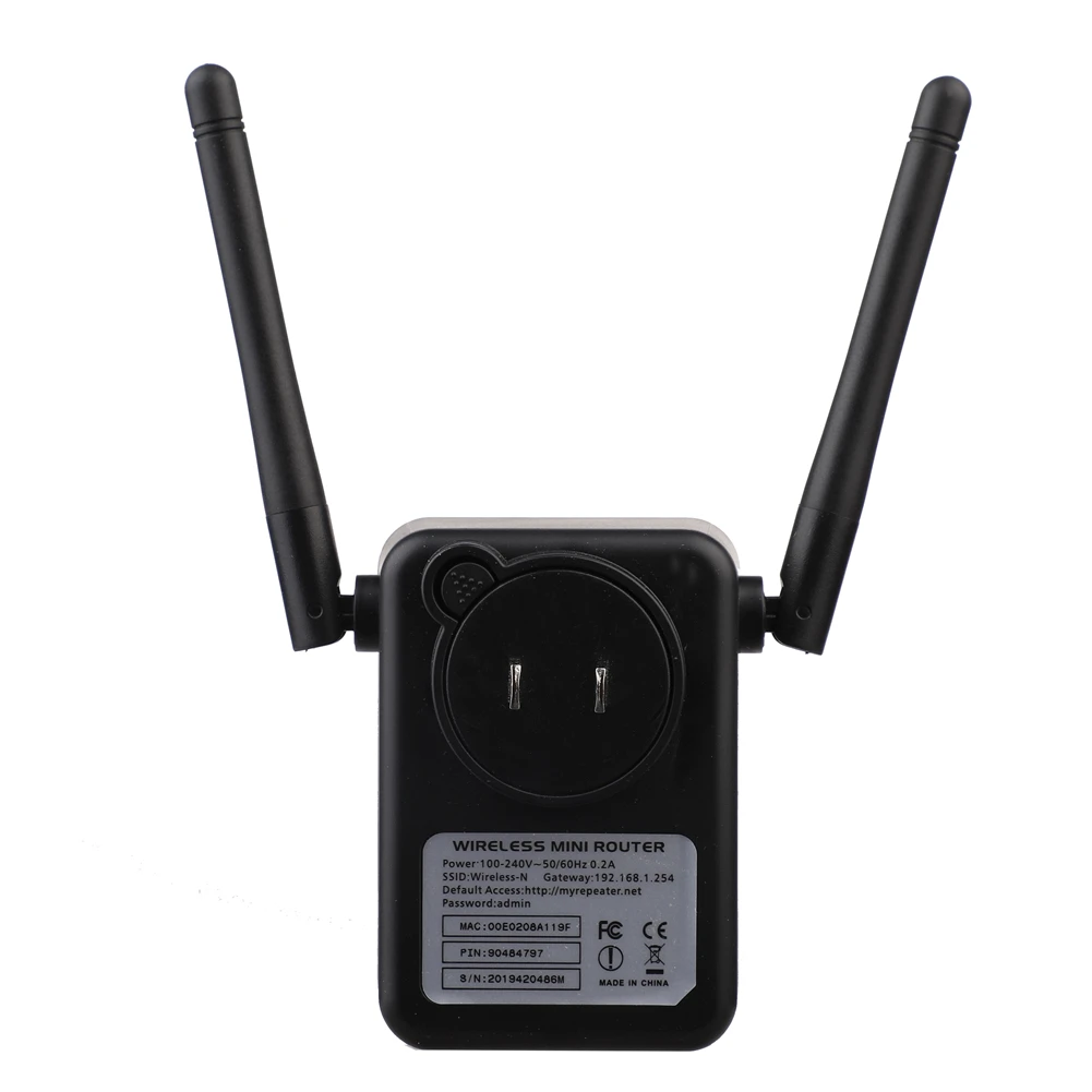 300 Мбит/с беспроводной Wi-Fi маршрутизатор Ретранслятор Wi-Fi усилитель расширитель домашней сети 802.11b/g/n RJ45 2 порта willess-N Wi-Fi