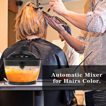 

Electric Hair Coloring Bowl Electric Hair Cream Mixer EU Adapter Automatic Mixer for Hairs Color Mixing Hair Dyeing Kit DIY Tool