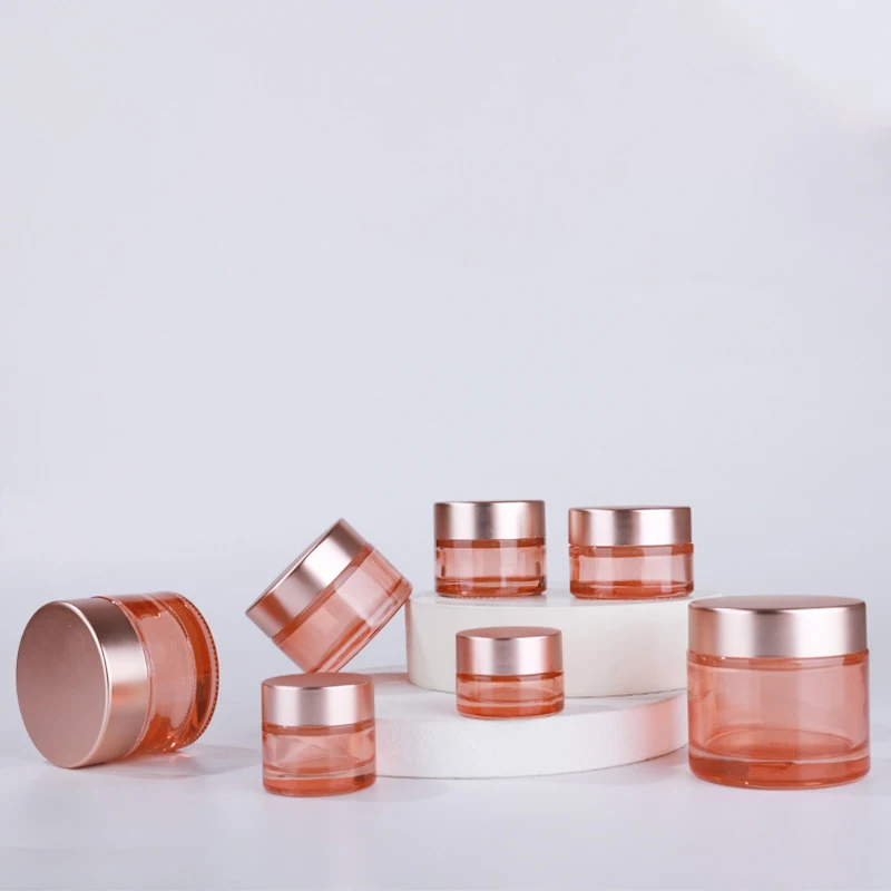 

5 шт., стеклянная банка для косметики, 50 г