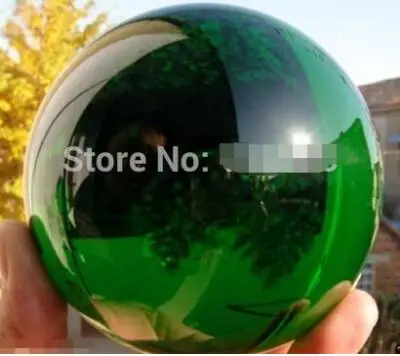 Asian Rare Natural Quartz Green Magic Crystal Healing Ball Sphere 100MM+Stand | Дом и сад