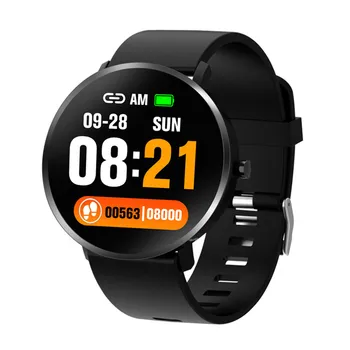 

Smart watch touch screen heart rate waterproof message phone call notice fitness tracker smart bracelet bluetooth music control