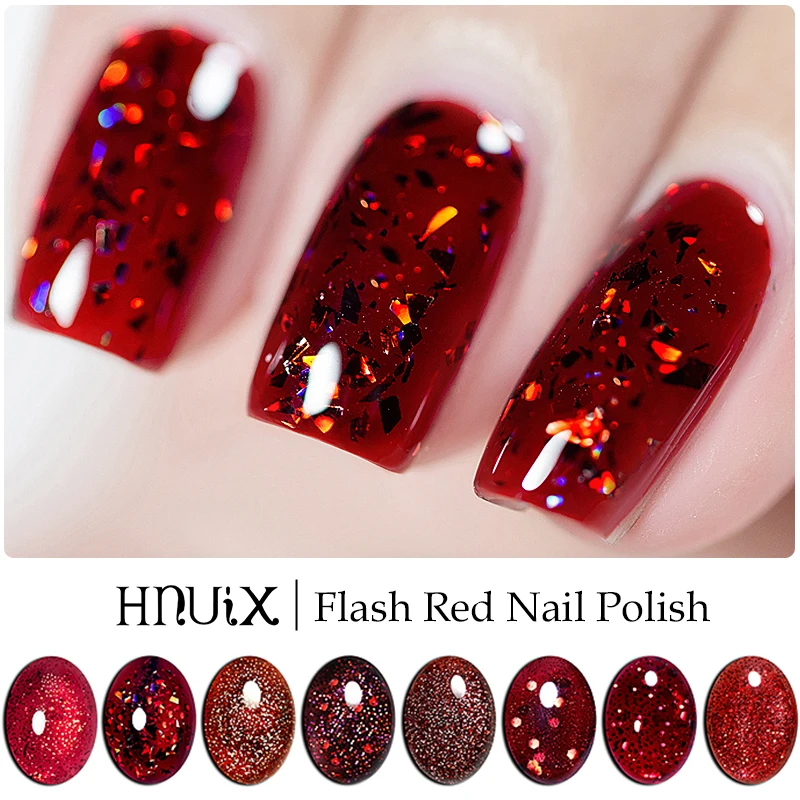 7ml UV Gel nail Red glitter glitter soak UV Gel color varnish nail DIY Nail art Gel lacquer - AliExpress Mobile