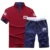 Лето 2021Two Piece Set Мужская Футболка С Коротким Рукавом Укороченный Топ Шорты Мужские Спортивные Костюмы Дизайн Мода Футболка Спортивный Костюм Набор Новый