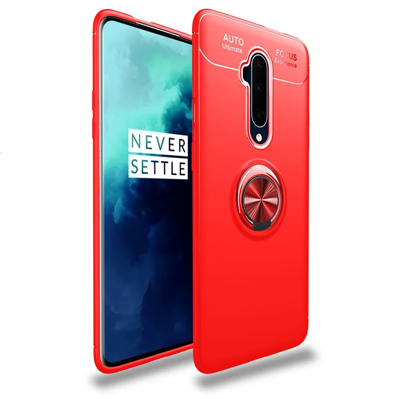 Lenuo для OnePlus 7T Pro Чехол 1+ 7T Pro/One Plus 7T Pro чехол задняя крышка противоударный Бампер металлический держатель кольцо чехол для телефона s