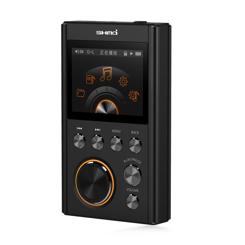 Shmci C5S 전문 고품질 오리지널 데모, HIFI DSD256 무손실 DSD WM8965 디코드 큐 음악 미니 스포츠 ...