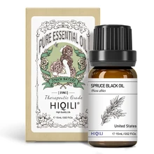 

HIQILI Spruce Black Essential Oils 100% Pure,Undiluted, Therapeutic Grade for Aromatherapy,Topical Uses - 15ML