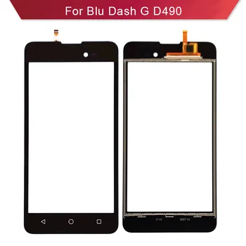 

BKparts 30pcs Touch Screen For Blu Dash G D490L D490U Touch Panel Glass Lens Digitizer Touch Sensor Replacement