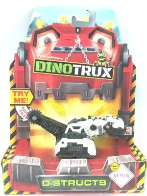 With original box Dinotrux Dinosaur Truck Removable Dinosaur Toy Car Mini Models New Children's Gifts Dinosaur Models 18