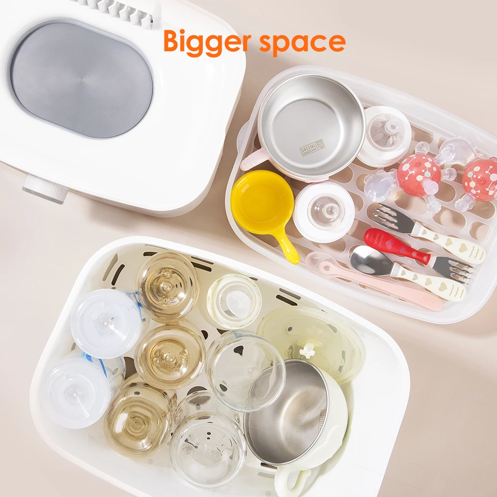 Bololo Baby Bottle Electric Steam Sterilizer and Dryer with LED Panel Touch Screen HEPA Filter Inside Fit for 9-Ounce Bottle Bololo Baby Bottle Electric Steam Sterilizer and Dryer with LED Panel Touch Screen HEPA Filter Inside Fit for 9-Ounce Bottle