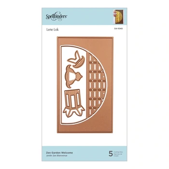 

Metal cutting dies zen garden welcome cut die mold decoration Scrapbook paper craft knife mould blade punch stencils die