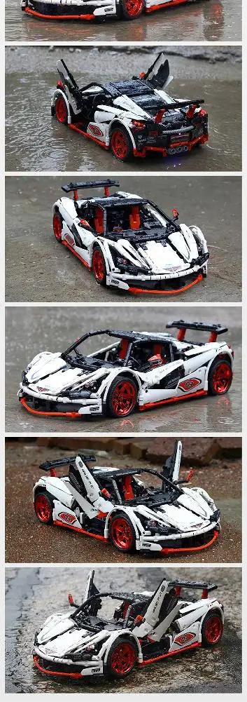RCtown 1/10 13067 гоночный автомобиль строительные блоки кирпичи совместимые игрушки для детей