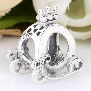 

Original Sweet Heart Polished Crown O Carriage Beads Fit 925 Sterling Silverl Bead Charm Bracelet Bangle Diy Jewelry
