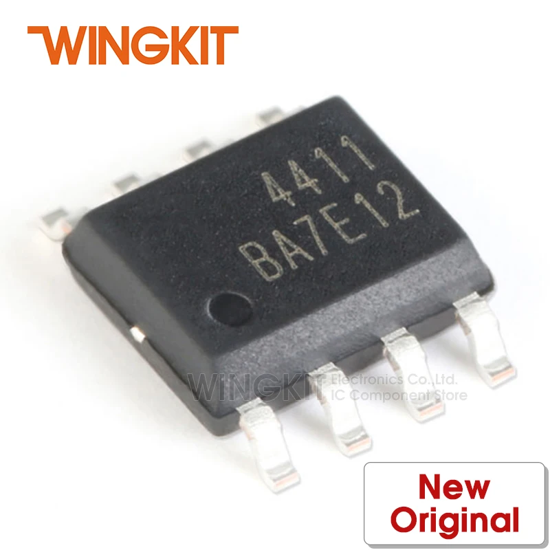 5 шт. AO4411 SOIC8 4411 SOIC-8 P-Channel улучшенный режим полевой эффект транзистор SMD -30 в/-8A/MOSFET |