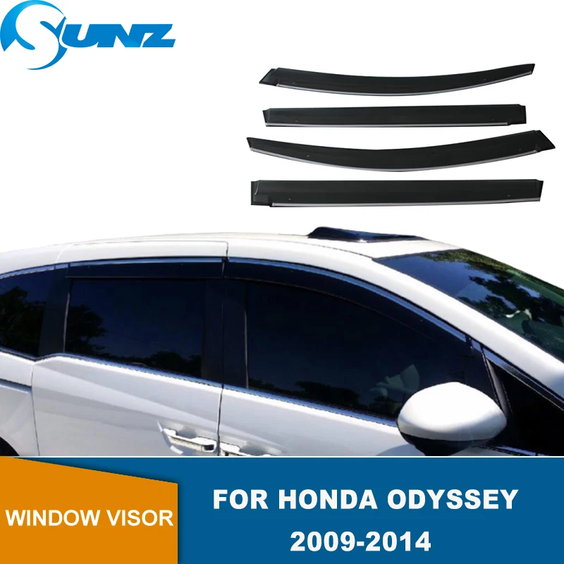 Боковые окна Козырьки для Honda Odyssey 2009 2010 2011 2012 2013 2014 дым Weathershields дождевые зонты с