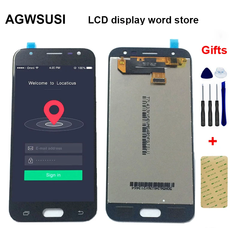 Kopen Helderheid Instelbaar Voor Samsung Galaxy J3 pro 2017 J330 J330F SM J330F DS Lcd scherm Monitor + Touch Screen Vergadering