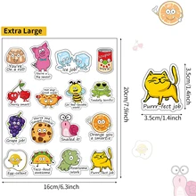 

Reward Sticker for Kids Classroom Home Encourage Children Praise Girls Boy 16 Designs 160pcs 10 Sheets Adorable Animals Stickers